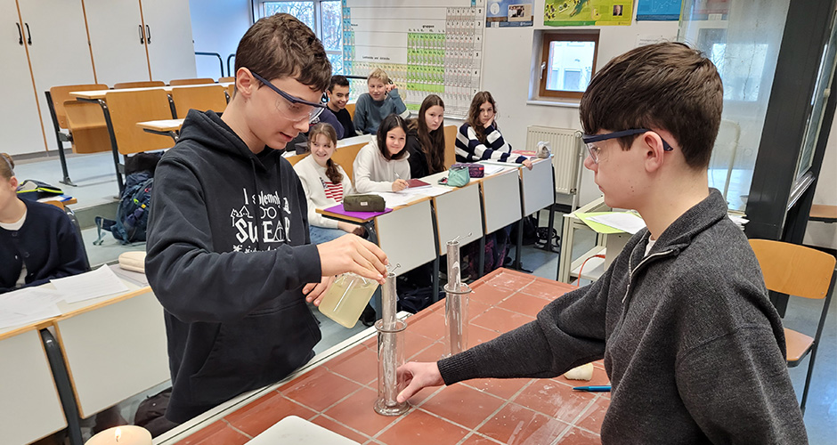 Grafik Chemieunterricht