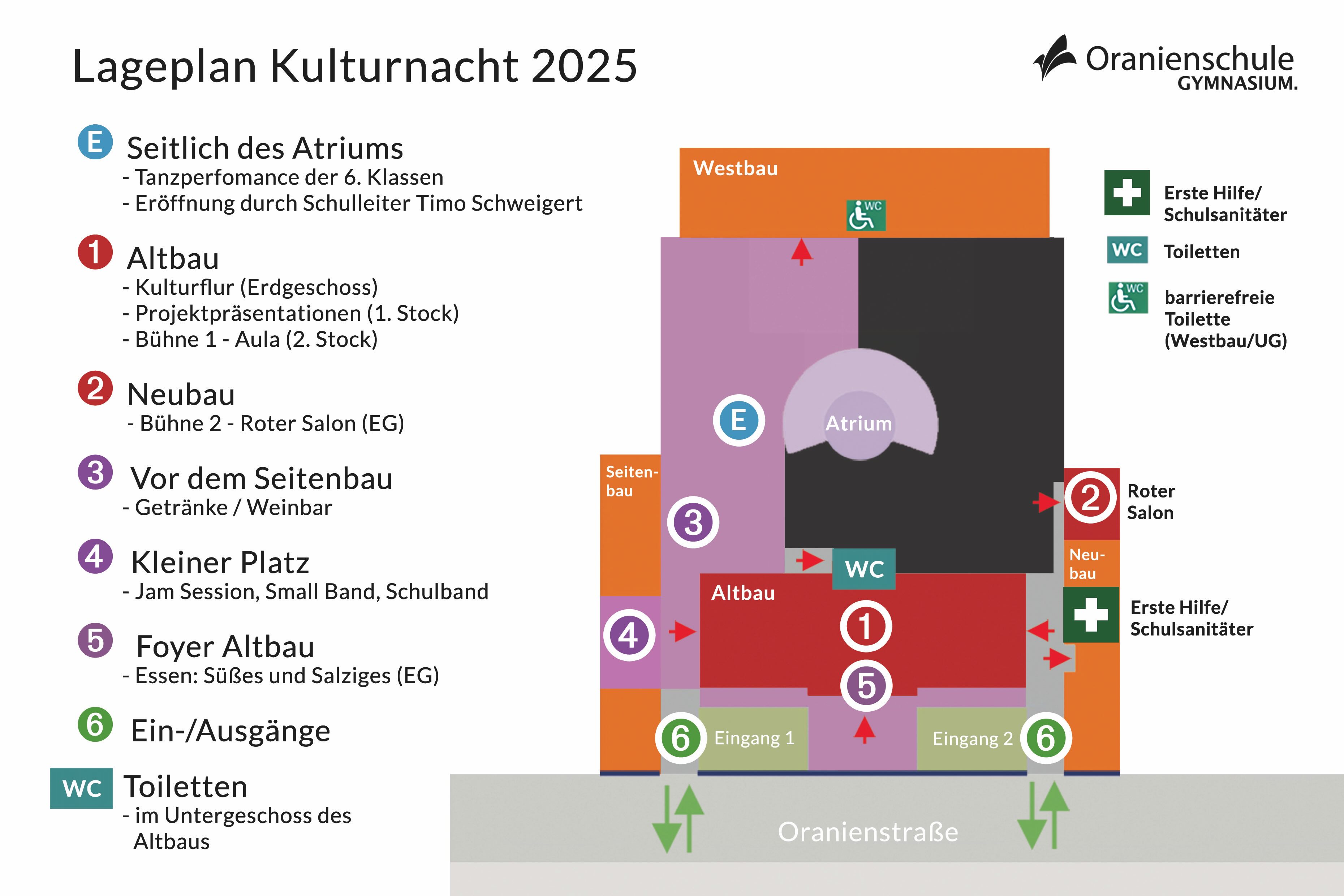 Lageplan Kulturnacht